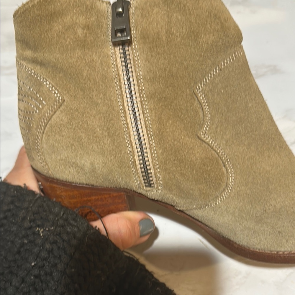 Zadig & Voltaire Tan Ankle Boots - Picture 6 of 9